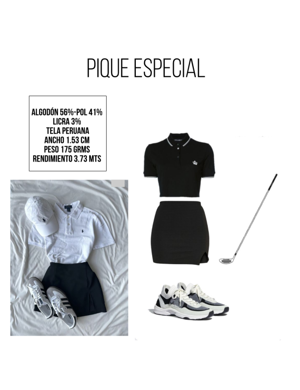 PIQUE VENECIA LICRA PERUANO