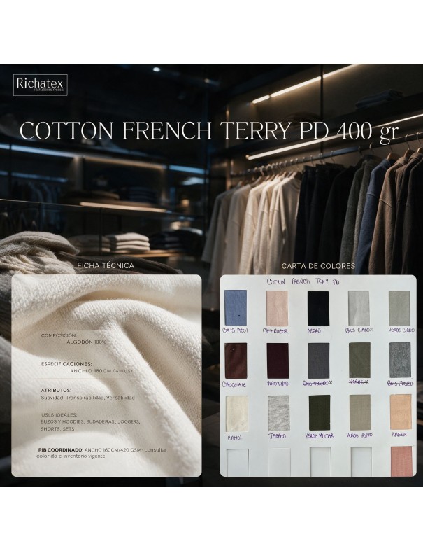 BURDA COTTON FRENCH TERRY
