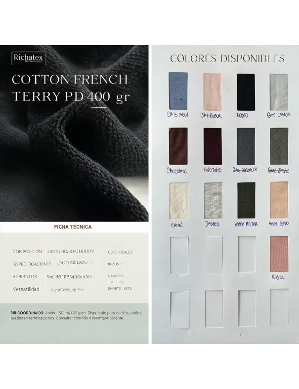 BURDA COTTON FRENCH TERRY