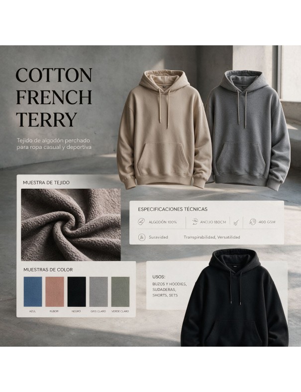 BURDA COTTON FRENCH TERRY